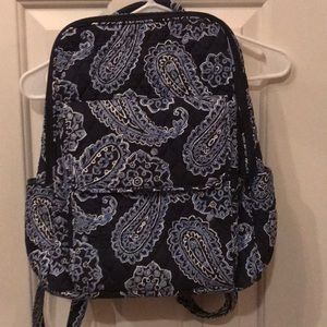 Vera Bradley Blue Bandana Backpack